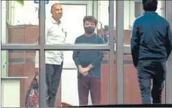  ?? ANI ?? The accused, Aaftab Poonawala at the Forensic Science Laboratory (FSL) offices in Rohini on Tuesday.