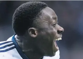  ?? — THE CANADIAN PRESS FILES ?? Teenager Alphonso Davies is trying to stay grounded during his whirlwind ascension up the soccer ranks, and often turns to friend Gloire Amanda to talk things out.