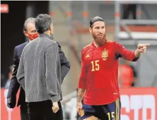  ?? // EFE ?? Ramos, en uno de sus últimos partidos con la selección