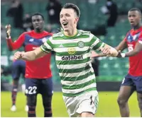  ??  ?? OUT ON HIS OWEN Turnbull can be key for Celtic