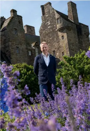  ??  ?? Clockwise from top left: Long looks relaxed, but that’s unlikely to remain the case; NTS properties at Culzean Castle, Torridon and St Kilda. Below right: Long’s previous role was founder-director of the V&A Dundee.