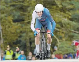  ?? FOTO: AP ?? Chris Froome perdió más de lo esperado en la ascensión final y terminó tercero