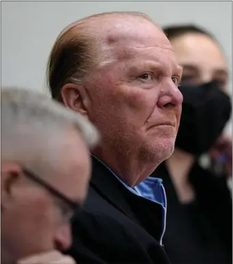  ?? AP ?? NOT GUILTY: Celebrity chef Mario Batali was acquitted on Tuesday on a charge of indecent assault and battery in 2019 .