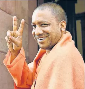  ?? HT FILE PHOTO ?? ▪ Yogi Adityanath exudes confidence about 2019.