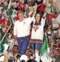  ?? | ISRAEL SALAZAR ?? José Antonio Meade y su esposa, Juana Cuevas.