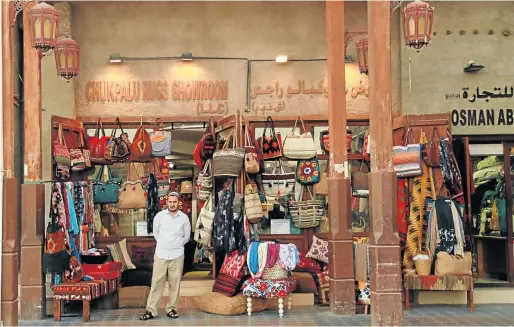  ?? CALLAN EMERY ?? YE SHALL FIND: The Chukpalu Rugs Showroom is in the Textile Souk in the old trading centre of Bur Dubai