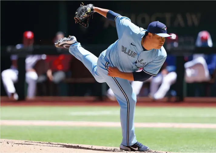  ?? PHOTO AFP ?? Le calendrier favorable qui attend les Blue Jays pourrait permettre à la formation torontoise d’envoyer Hyun-Jin Ryu au minimum deux fois sur la butte lors du prochain mois.