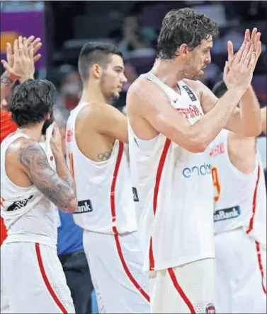  ??  ?? INCÓGNITAS. Pau Gasol continúa de momento, pero no estará en el inicio de las Ventanas FIBA.