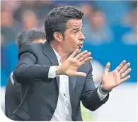  ??  ?? Everton boss Marco Silva