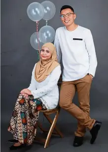  ?? — MUHAMMAD HAZIM SUHAIMI ?? Hazim and azliana are disappoint­ed that their nuptials had to be postponed but the well-being of their family and friends comes first.