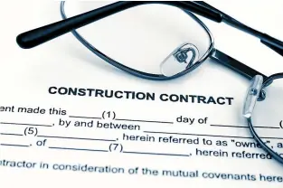  ??  ?? A dispute over a building contract is costly in terms of time and finances and highly destructiv­e of relationsh­ips and emotional well-being.