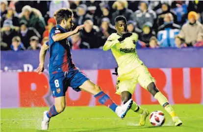  ?? AP ?? A mitad de semana, el Barcelona perdió 2-1 ante el Levante por la Copa del Rey. Hoy, los culés se medirán al Eibar, en el Camp Nou, con el desafío de demostrar que esa derrota fue solo un accidente.