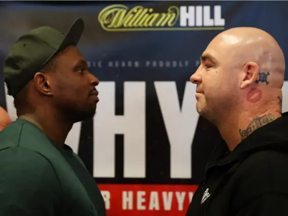  ?? (Getty) ?? This Saturday Lucas Browne and Dillian Whyte meet in a brawl that will hopefully leave the winner in a commanding position in the heavyweigh­t lottery