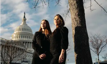  ?? ?? Francesca Mani, 14, with her mother, Dorota, in Washington, DC, on 7 March 2024. Photograph: Shuran Huang/For The Guardian