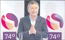  ??  ?? Mauricio Macri aplica recortes al presupuest­o 2019.