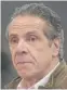  ??  ?? Gov. Andrew Cuomo