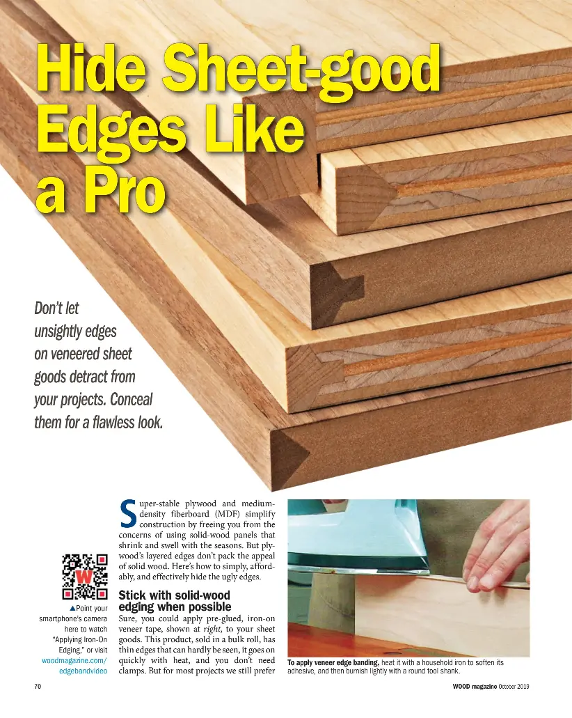 Hide Sheet-good Edges Like a Pro | WOOD | PressReade­r