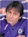  ??  ?? LEFT SEETHING Boss Conte