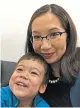  ?? LEANA WEN ?? Dr. Leana Wen, shown with her son, is a George Washington University public health specialist. She gave birth to a daughter Friday.