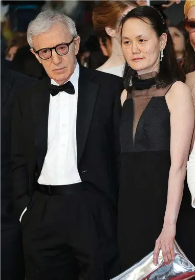 ?? / CORDON PRESS ?? Woody Allen y Soon Yi en en el festival de Cannes en 2015.