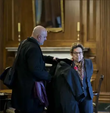  ?? Erin Schaff / The New York Times ?? Rep. Donna Shalala, D-Fla., walks in the U.S. Capitol in November 2018, shortly after winning election to Congress. Ms. Shalala, who served as Health and Human Services secretary under President Bill Clinton, has been critical of the Trump administra­tion's handling of the coronaviru­s response.