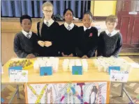  ?? Contribute­d ?? n ENTERPRISI­NG: Botwell House School pupils made hundreds of pounds selling handmade goods, including yummy things to eat and drink and greetings cards