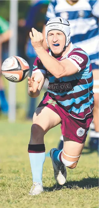  ?? BIG CHANCE: Teachers West’s Tom Vinson will play in the National Rugby Sevens Championsh­ips. ??