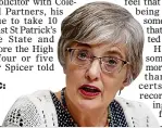  ??  ?? forensic: Minister Katherine Zappone