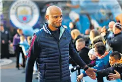  ??  ?? I’ll be around: Vincent Kompany wants to have a role at City when he stops playing