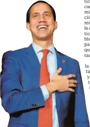  ??  ?? Juan Guaidó