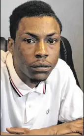  ??  ?? Anthony Walters, 25, said he was badly beaten by the same Atlanta police officer who fatally shot a man outside an APD annex. Officer Yasim Abdulahad said Walters resisted arrest and fell to the ground, causing the injuries. Walters said he would never...