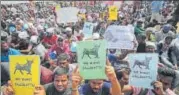  ?? APFILE ?? The popularity of the strictly apolitical nature of the uprising during Jallikattu protests gave rise to a political force En Desam En Urimai Katchi (My Nation My Right Party).