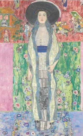  ?? // COLECCIÓN PRIVADA ?? ‘Retrato de Adele Bloch-Bauer II’, de Gustav Klimt