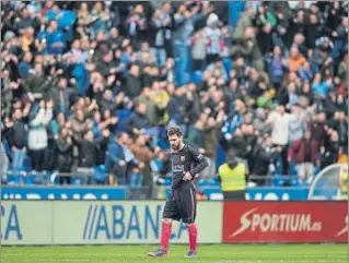  ?? OCTAVIO PASSOS / GETTY ?? Lionel Messi, amb gest seriós, durant el partit d’ahir a Riazor