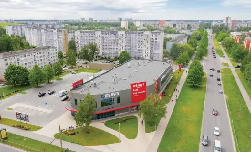  ??  ?? Hili Properties’ portfolio, a strong asset base currently valued at €113 million, includes six grocery-anchored shopping centres across Latvia’s capital Riga.