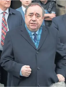  ??  ?? Mr Salmond is due to appear before the inquiry today.