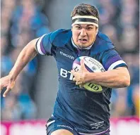  ??  ?? Stuart McInally in action for Scotland