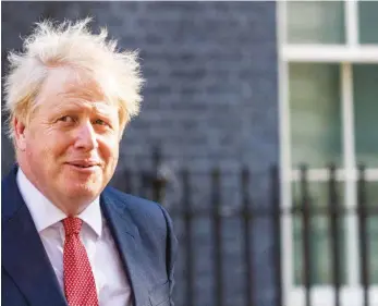  ?? FOTO: IMAGO IMAGES/VEDAT XHYMSHITI ?? Der britische Premiermin­ister Boris Johnson steht vor einigen Herausford­erungen.