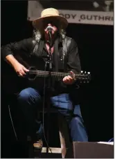  ?? (Special to the Democrat-Gazette) ?? Arlo Guthrie performs Friday at Fayettevil­le’s Walton Arts
Center.