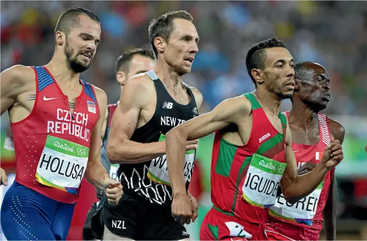  ??  ?? New Zealand athlete Nick Willis has produced two composed and savvy runs to qualify for today’s Olympic Games 1500m final at Rio.