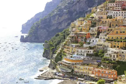  ??  ?? The Amalfi Coast in Italy was “far grander” than Rob Brydon imagined