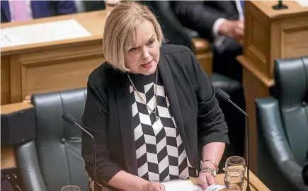  ?? ROBERT KITCHIN/STUFF- ?? Focusing on crime is a problem for National leader Judith Collins, says Luke Malpass. She is already identified by the public as a tough-on-crime character, so it wins no new supporters.