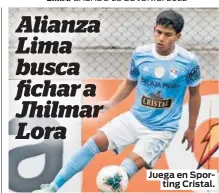  ?? ?? Juega en Sporting Cristal.