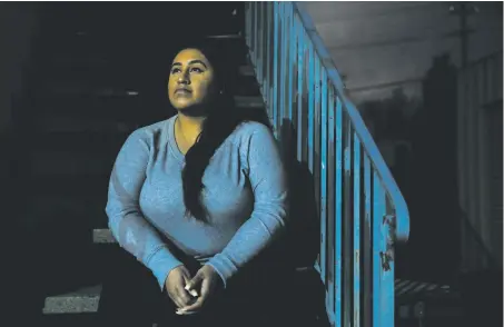  ?? Gabrielle Lurie / The Chronicle ?? Ana Rodriguez, a 26-year-old “Dreamer,” says: “If building a wall leads us to having citizenshi­p, then I’m all for it.”