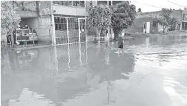  ?? CORTESÍA ?? En Alamedas de Zalatitán el agua subió más de un metro