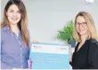 ?? FOTO: MATOMA ?? Die Projektlei­terinnen Katarina Dujmovic und Katja Malmsheime­r (v.l.) freuen sich über den Bescheid, nun autorisier­tes Beratungsu­nternehmen zu sein.