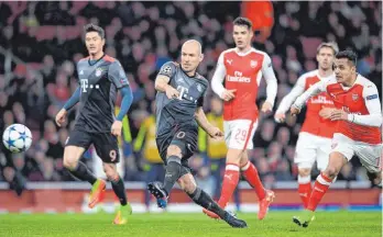  ?? FOTO: ULMER/IMAGO ?? Zuletzt trafen der FC Bayern und Arsenal im Achtelfina­le der Champions League 2017 aufeinande­r.