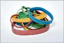  ??  ?? Rubber bands are one of 14 common household items with uncommon uses.