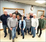  ?? Photo submitted ?? A group from the Elk County Democrats poses for a photo with U.S. Senator John Fetterman.