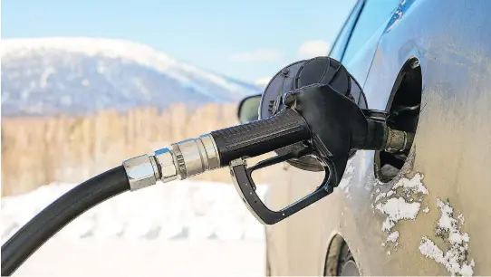  ?? GETTY IMAGES ?? Keeping a full tank in winter can help with traction.